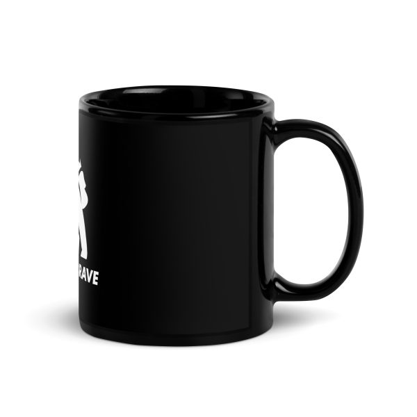 GorillaBrave (Black) Coffee Mug - Image 3