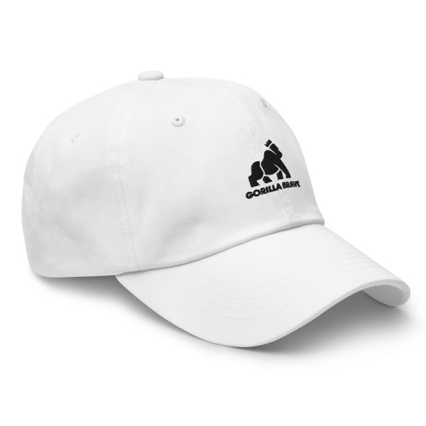 GorillaBrave (White) Fitted Dad Hat - Image 5