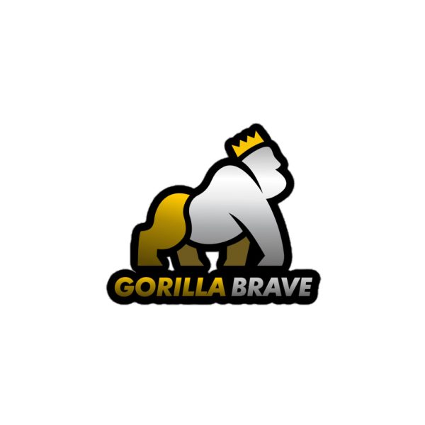 GorillaBrave (Yellow/Black) Bubble-free stickers - Image 3