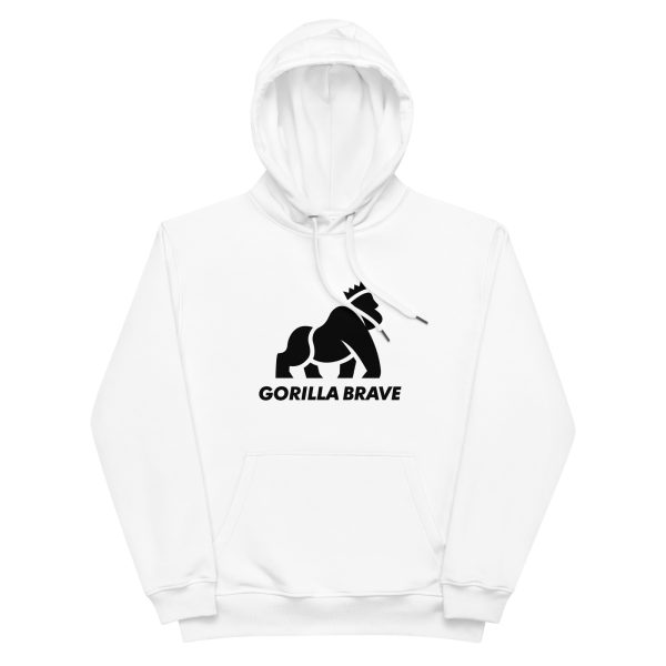 GorillaBrave (White) Hoodie