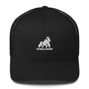 GorillaBrave (Black) Trucker Cap