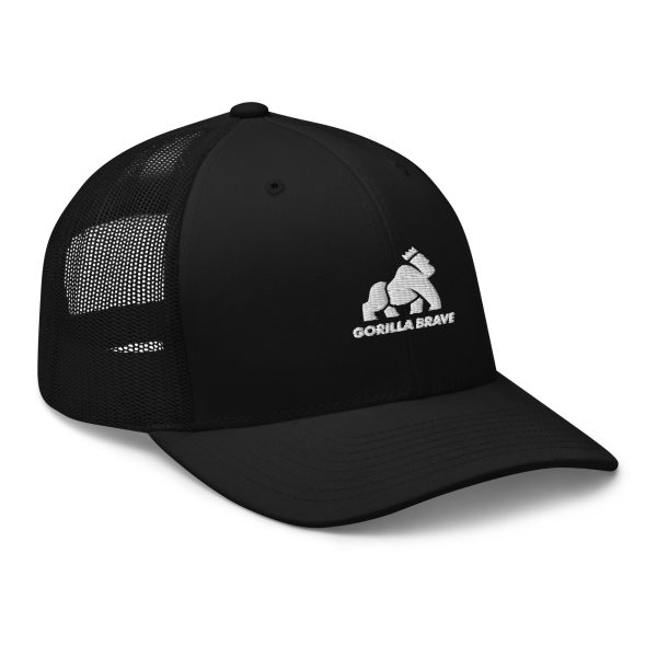 GorillaBrave (Black) Trucker Cap - Image 5