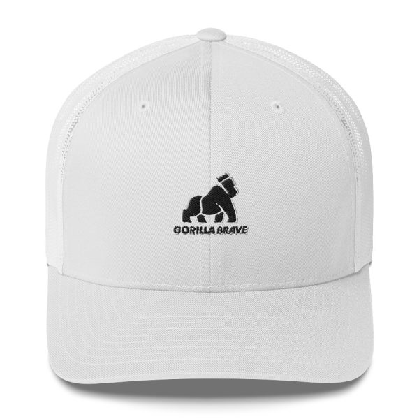 GorillaBrave (White) Trucker Cap