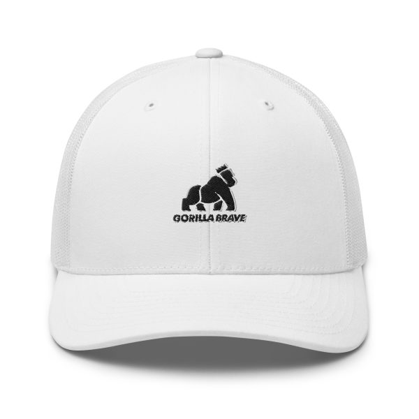 GorillaBrave (White) Trucker Cap - Image 4